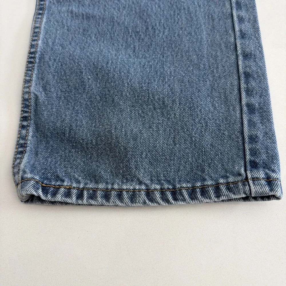 Levis 505 Jeans Pants Regular Fit Straight Leg Medium Stonewash Mens 42x30